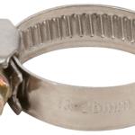 Хомут 20х32 мм обжимной (нержавеющая сталь со сваркой) 64278
