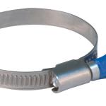 Хомут 20-32 мм обжимной накатной с ключом, ширина 9 мм, нерж.сталь 99357