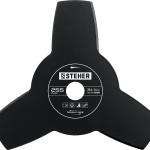 Нож для триммера 255 мм, 3T, STEHER TB-3 75130