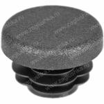 Заглушка 25 мм ластиковая внутренняя черная